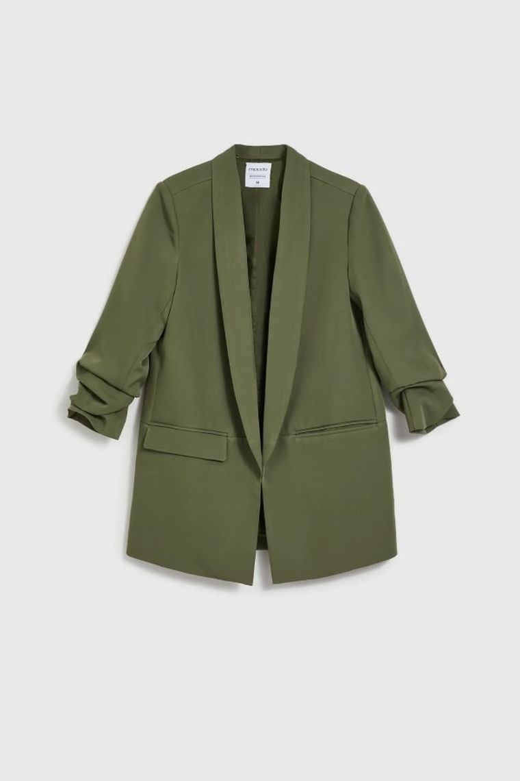 Marynarka damska, khaki, Moodo