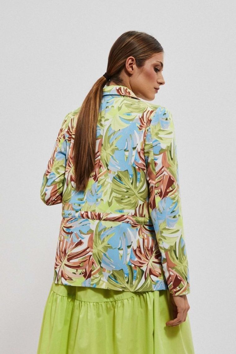 Marynarka damska, niebieska, Moodo