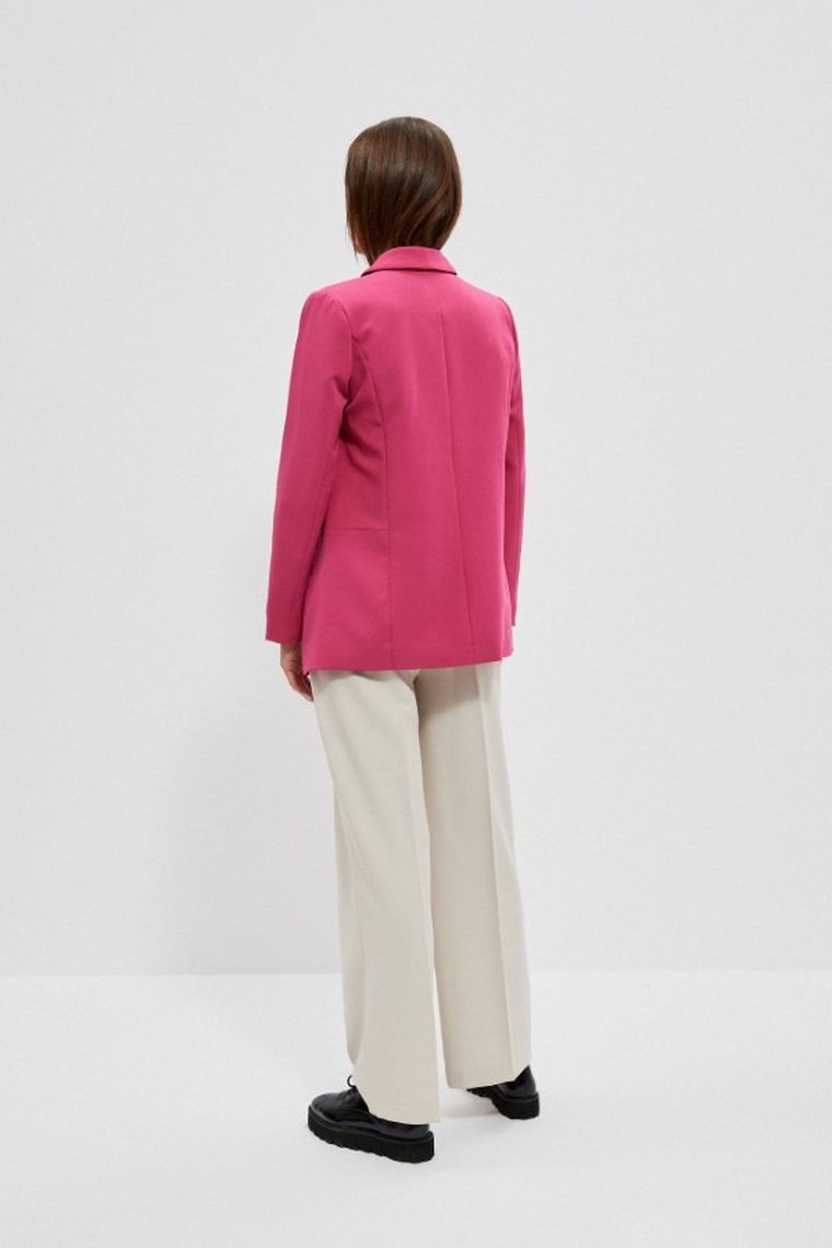 Marynarka damska, różowa, Moodo