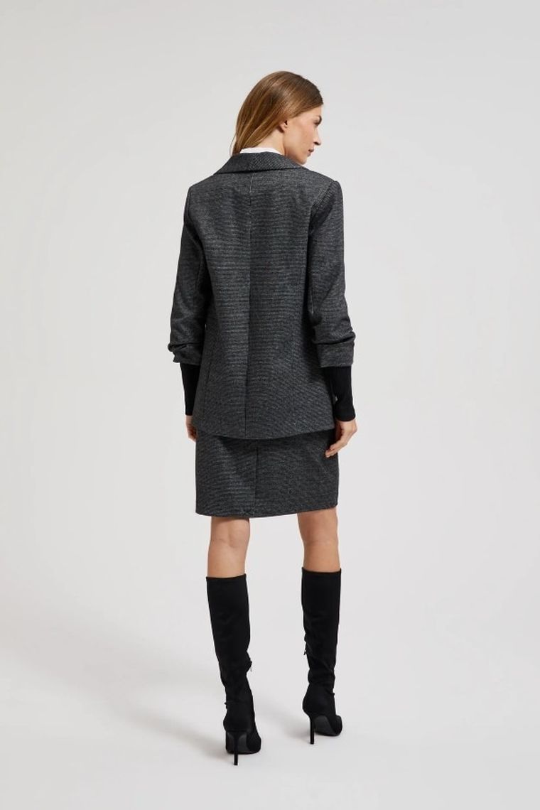 Marynarka damska, szara, Moodo