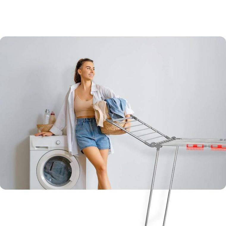 Massido, Lydia, stojąca suszarka na pranie, rozkładana, 27 mb