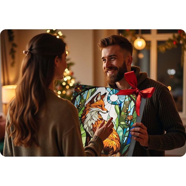 Massido, malowanie po numerach, Lisek, 40-50 cm