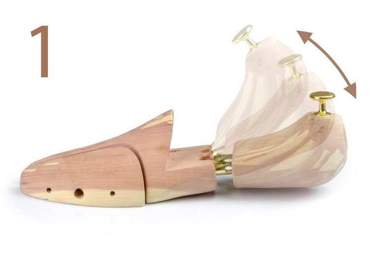 Massido, prawidła do butów, cedrowe, para, rozmiar, 36-37