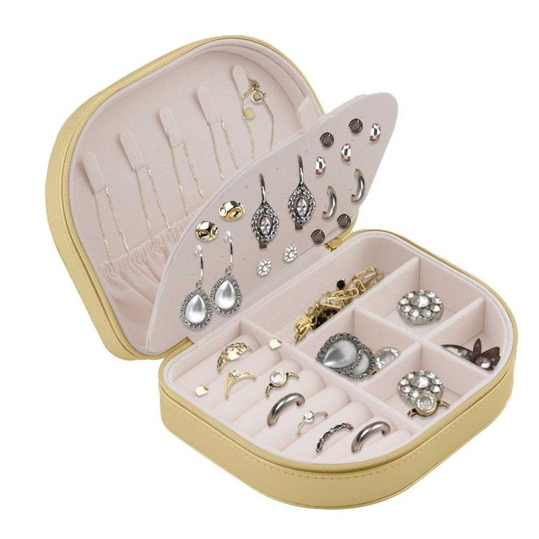 Massido, szkatułka na biżuterię, złota