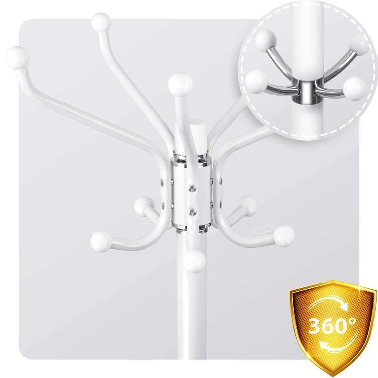 Massido, wieszak na ubrania stojący z marmurową podstawą