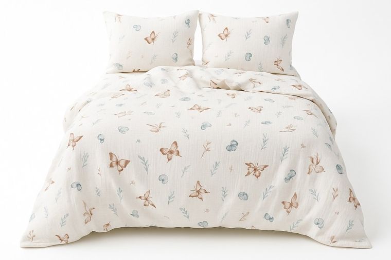 Matex, pościel bawełniana, muślinowa, 200-220 cm