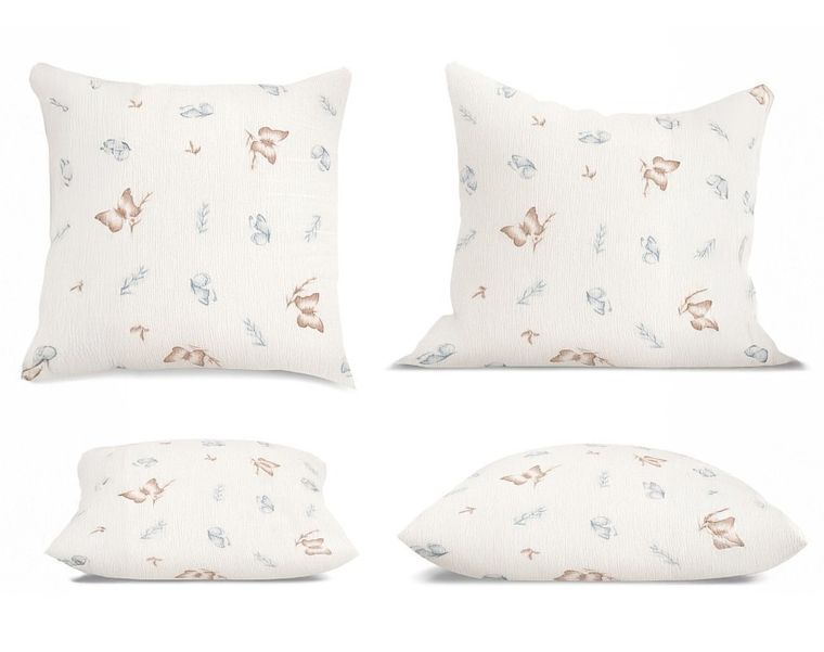 Matex, poszewka na poduszkę typu jasiek, muśłinowa, 40-40 cm