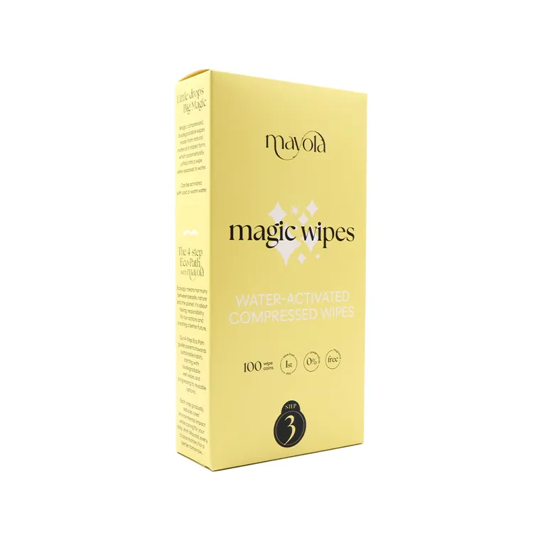 Mayola, chusteczki w tabletkach skompresowanych, 24-22 cm, 100 szt.