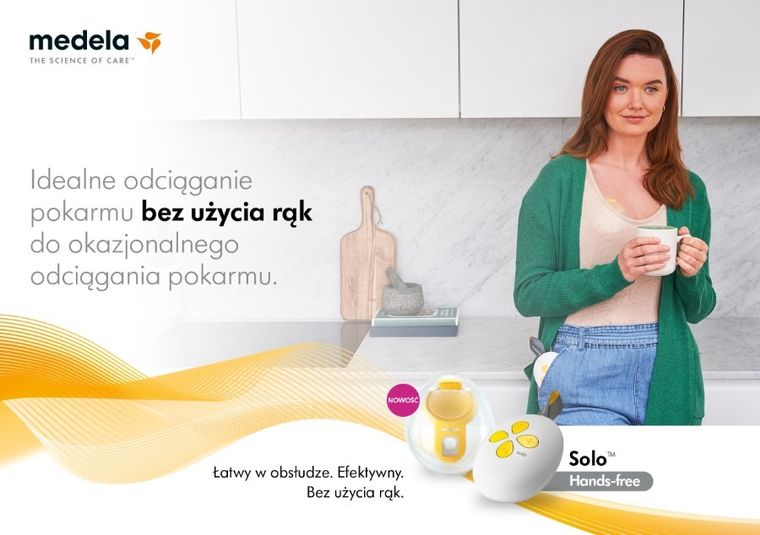 Medela, Solo Hands-Free, przenośny, pojedynczy, laktator elektryczny
