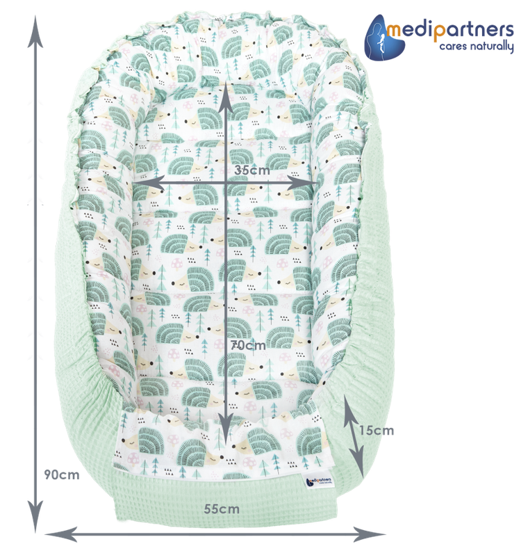 Medi Partners, Jeże, gniazdo niemowlęce, kokon, wafel, miętowy