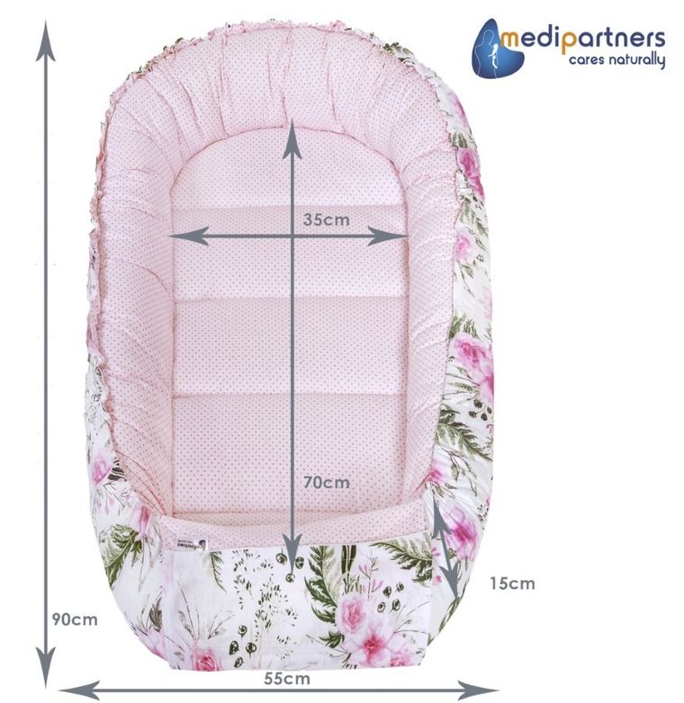 Medi Partners, Kwiaty, gniazdo niemowlęce, kokon solo, różowy