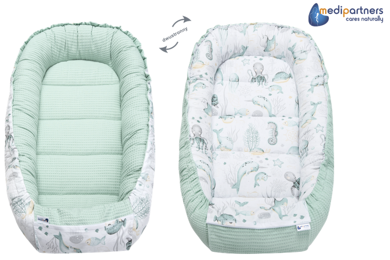 Medi Partners, Ocean, gniazdo, kokon dla niemowląt, wafel