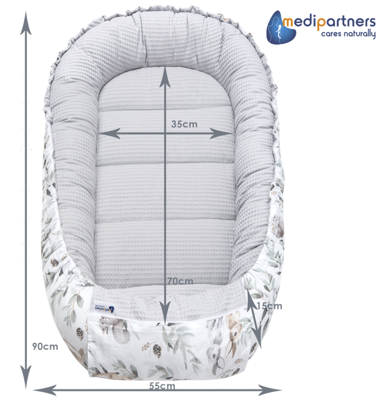 Medi Partners, Sarny, Liście, gniazdo, kokon dla niemowląt, wafel