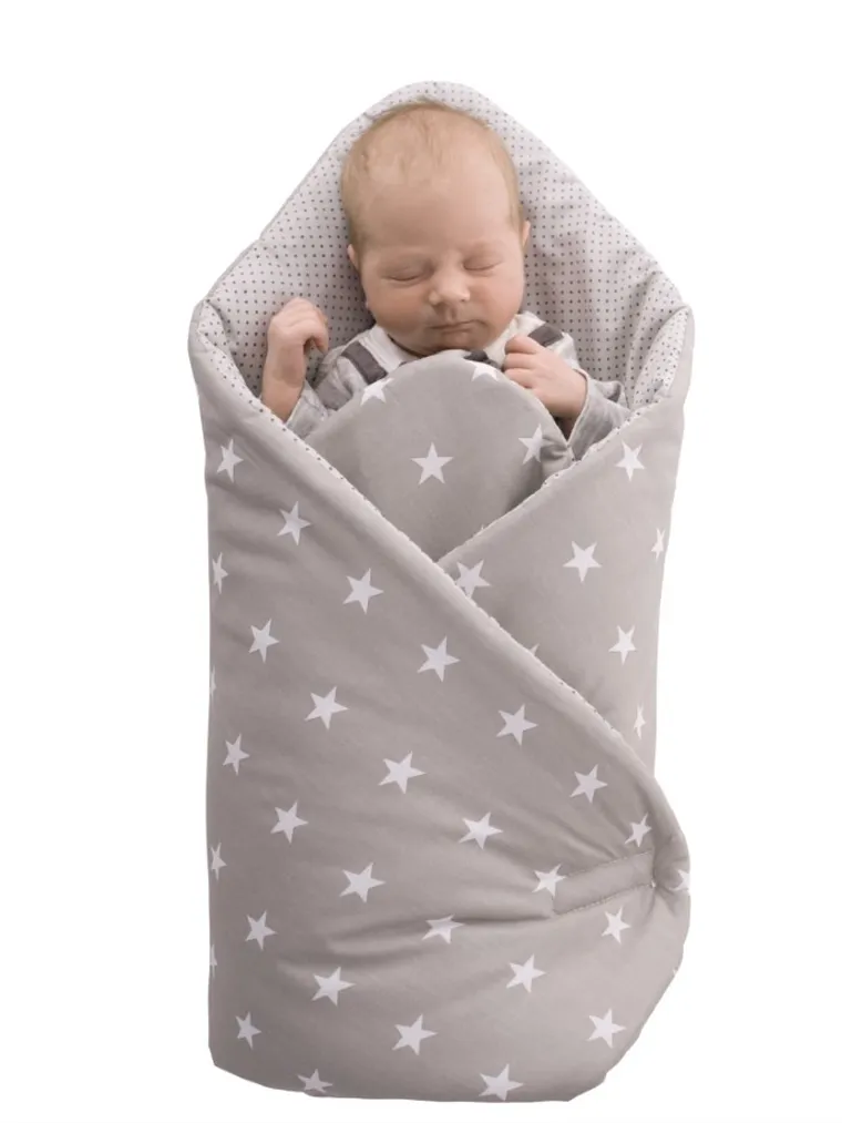 Medi Partners, Stars, rożek niemowlęcy, szary