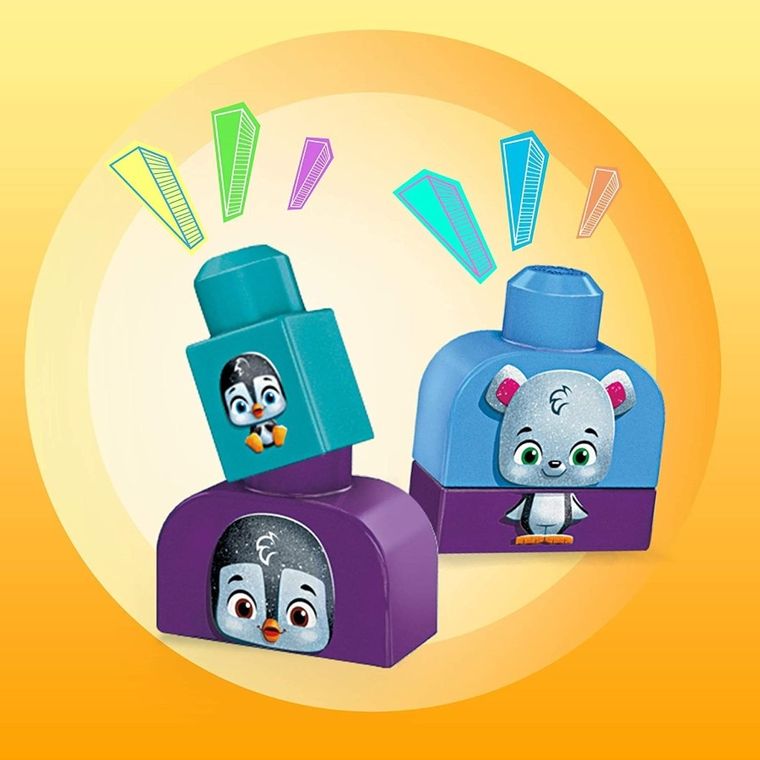 MEGA Bloks, Ekoprzyjaciele Polarne zwierzątka, ekoklocki, zestaw dla malucha