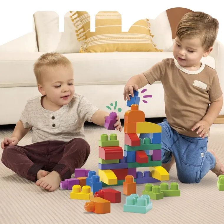 MEGA Bloks, Torba, klocki, 60 elementów