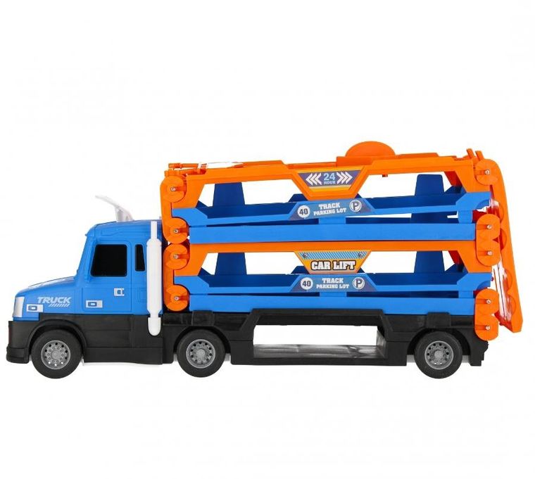 Mega Creative, ciężarówka transporter z autkami