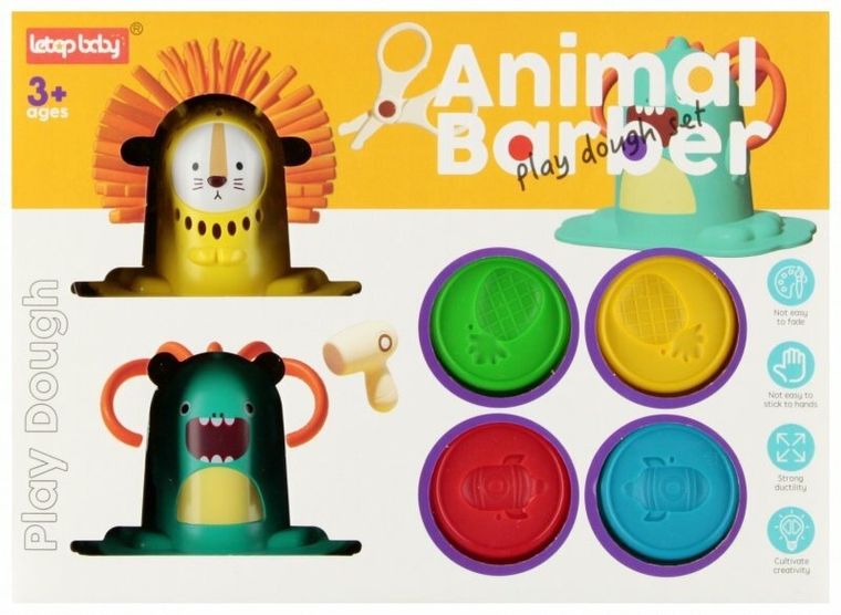 Mega Creative, fryzjer, masa plastyczna z akcesoriami