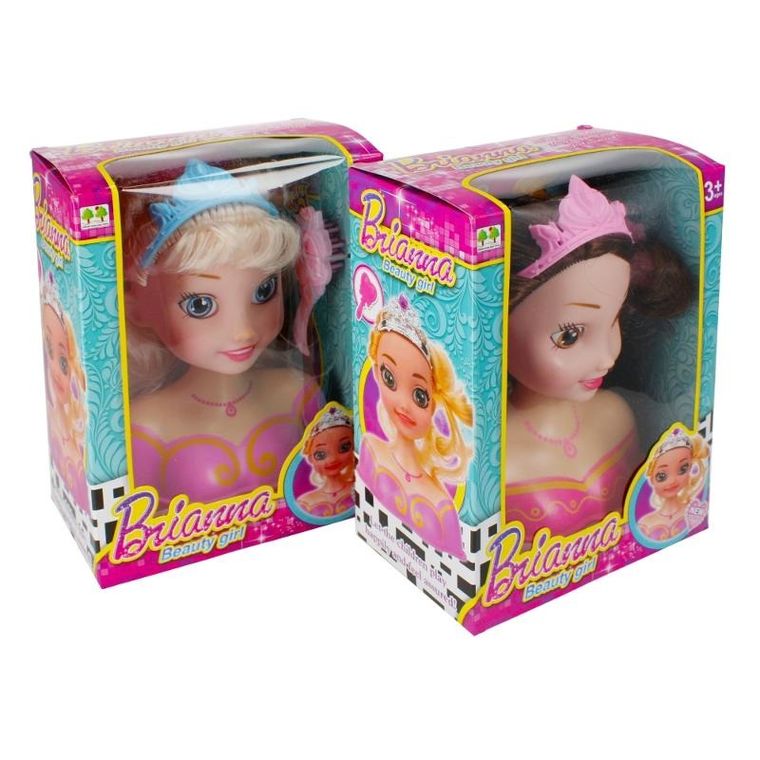 Mega Creative, głowa do stylizacji z akcesoriami