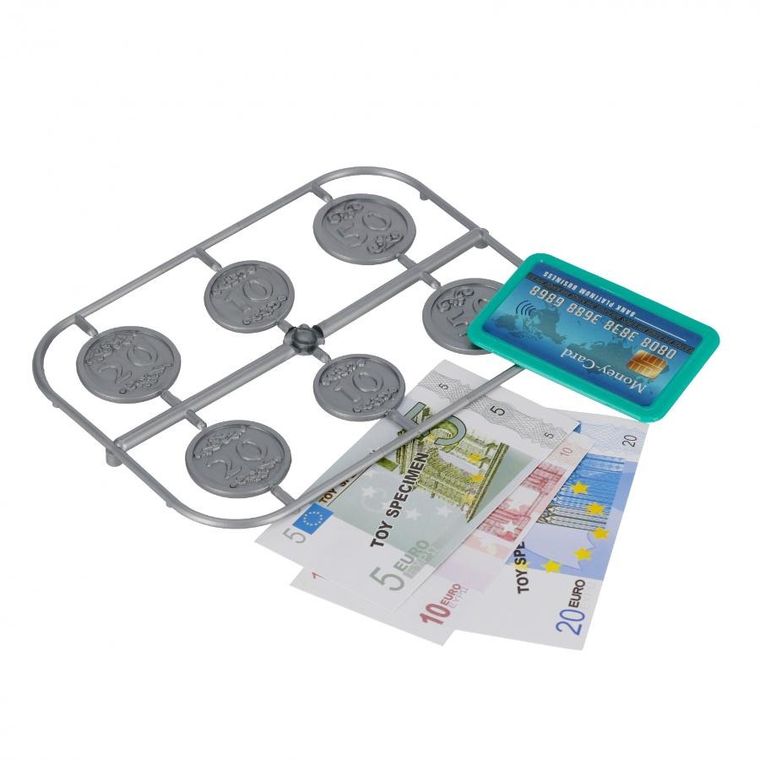 Mega Creative, kasa sklepowa z wózkiem i akcesoriami, supermarket