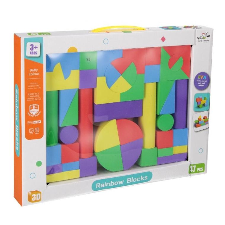 Mega Creative, klocki piankowe, 47 elementów