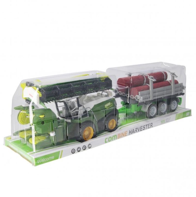 Mega Creative, kombajn, pojazd rolniczy z akcesoriami