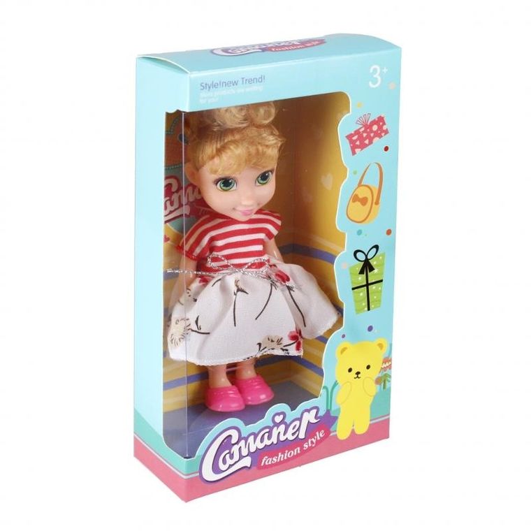 Mega Creative, lalka w sukience, 15 cm