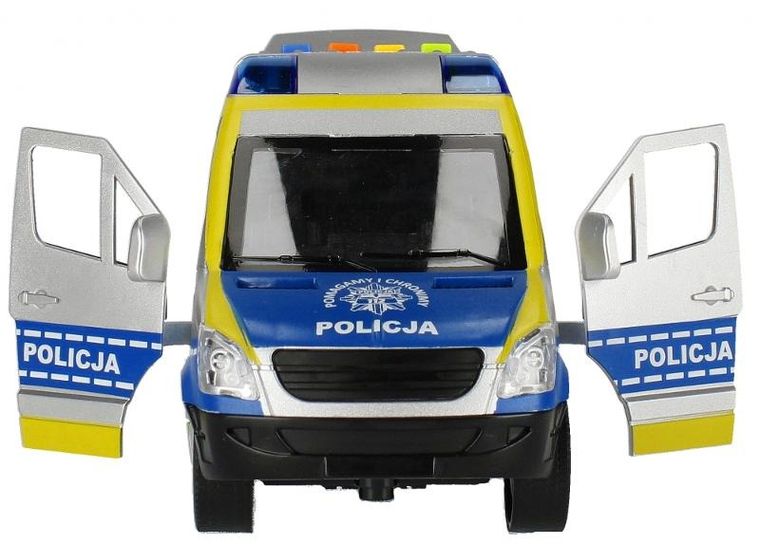 Mega Creative, policja, pojazd ze światłem i dźwiękiem