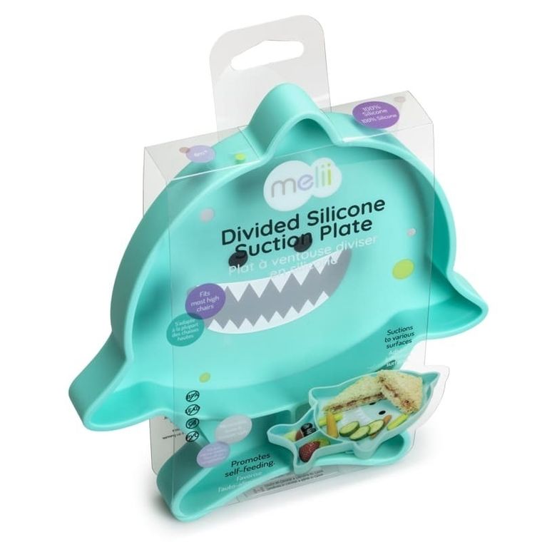Melii, Rekin, talerzyk silikonowy, dzielony