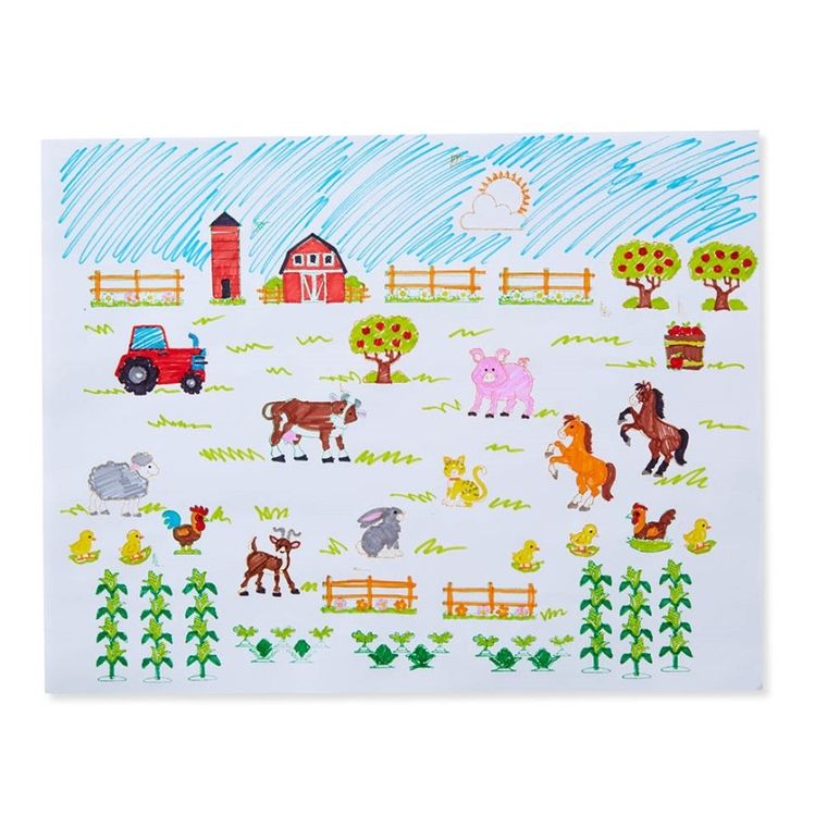 Melissa & Doug, Farma, pieczątki