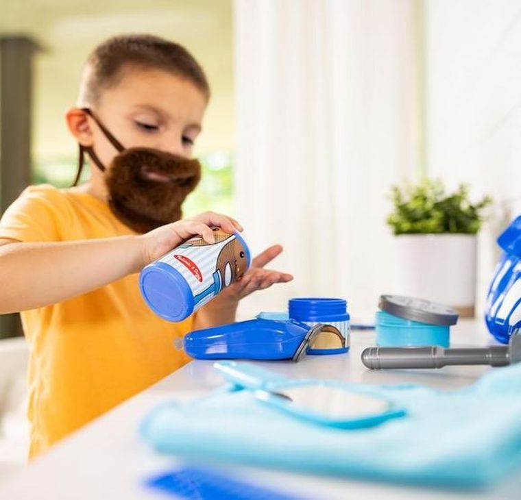 Melissa & Doug, zestaw barberski, 16 elementów