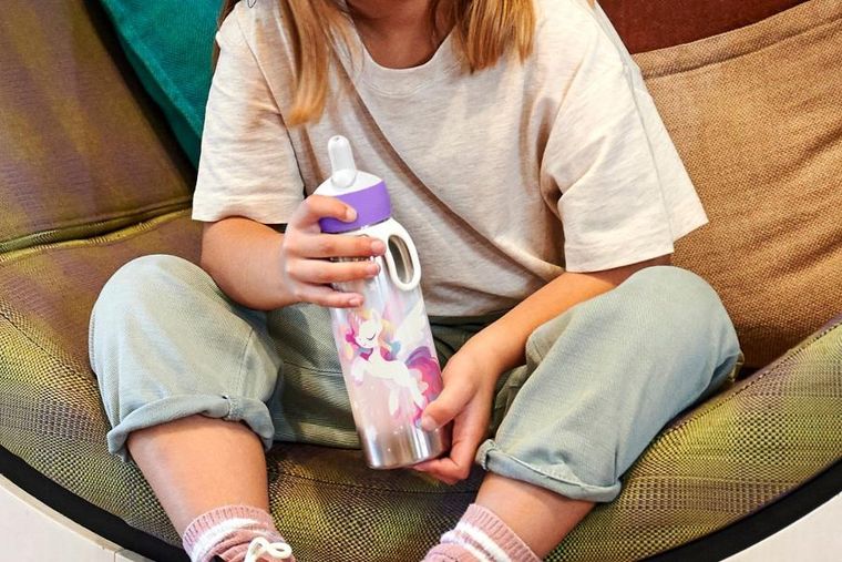 Mepal, Campus, butelka termiczna flip-up, Forest Friends, 350 ml