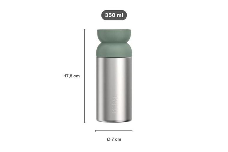 Mepal, Ellipse, kubek termiczny na kawę herbatę, Nordic Sage, 350 ml
