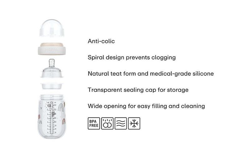 Mepal, Mio, butelka ze smoczkiem, 165 ml
