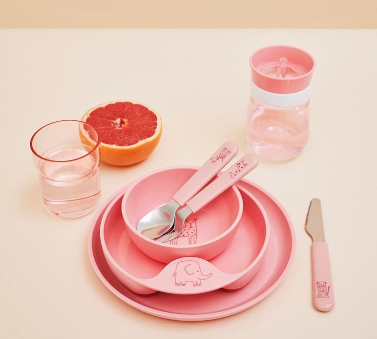 Mepal, Mio, Deep Pink, talerzyk dziecięcy