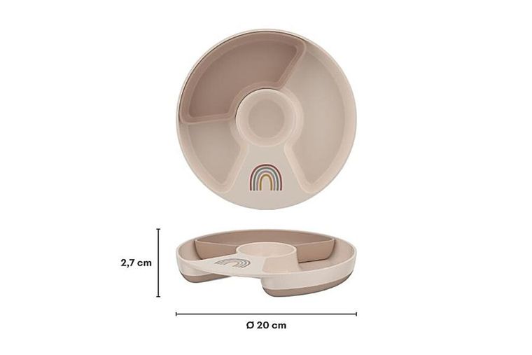 Mepal, Mio, Forest Friends, talerzyk dziecięcy dzielony