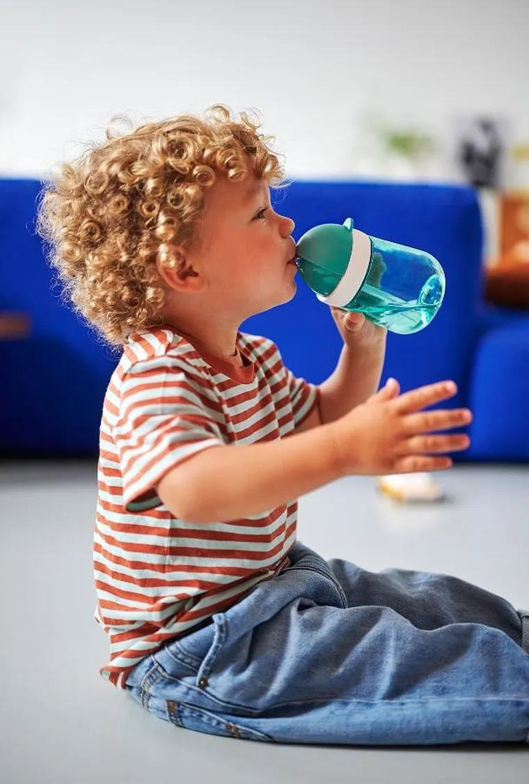 Mepal, Mio, Little Farm, kubek dziecięcy ze słomką, 9m+, 300 ml