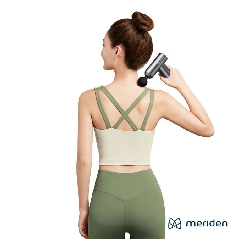 Meriden, pistolet do masażu, 4 końcówki