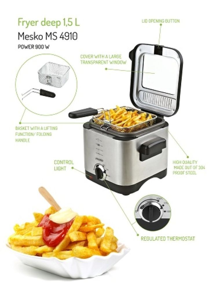 Mesko, frytkownica MS 4910, 900W