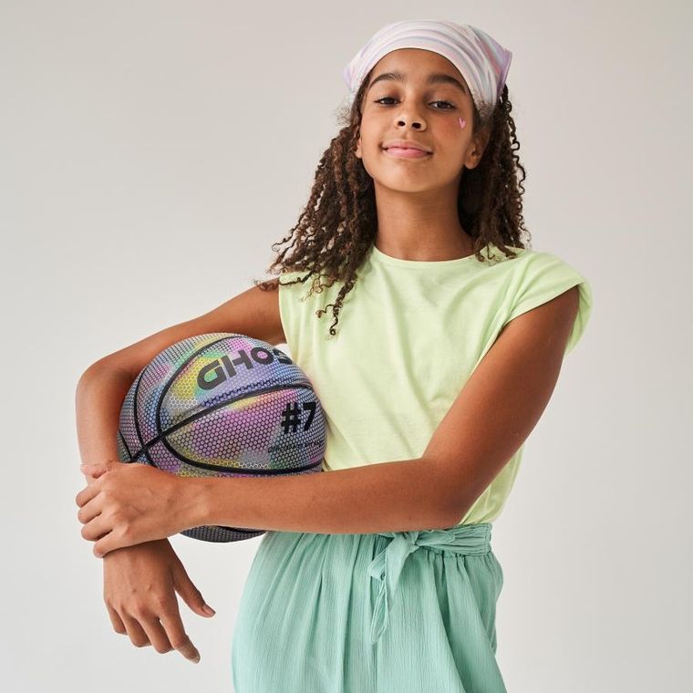 Meteor, Ghost, piłka do koszykówki, holo, rozmiar 7