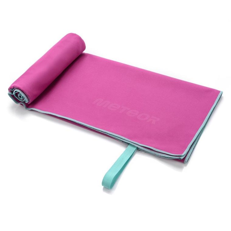 Meteor, ręcznik szybkoschnący, bakłażanowy, rozmiar L, 80-130 cm