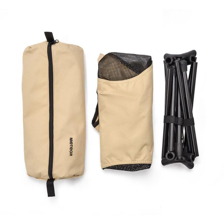 Meteor, Schelp, krzesło składane, beżowe