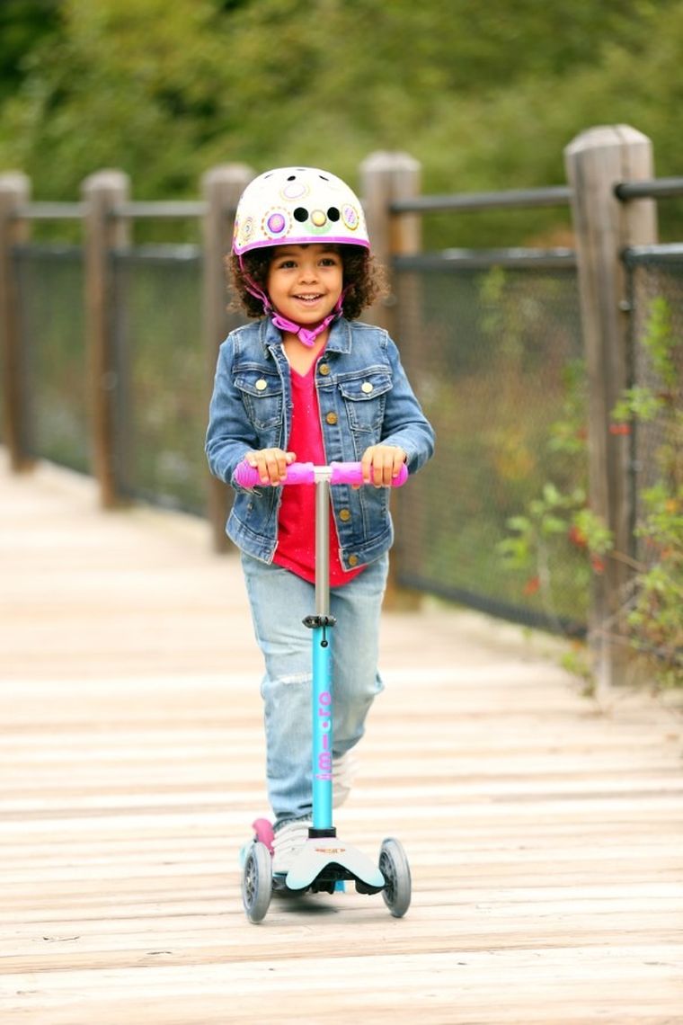 Micro Mobility, Mini Deluxe, hulajnoga 3-kołowa, turquoise