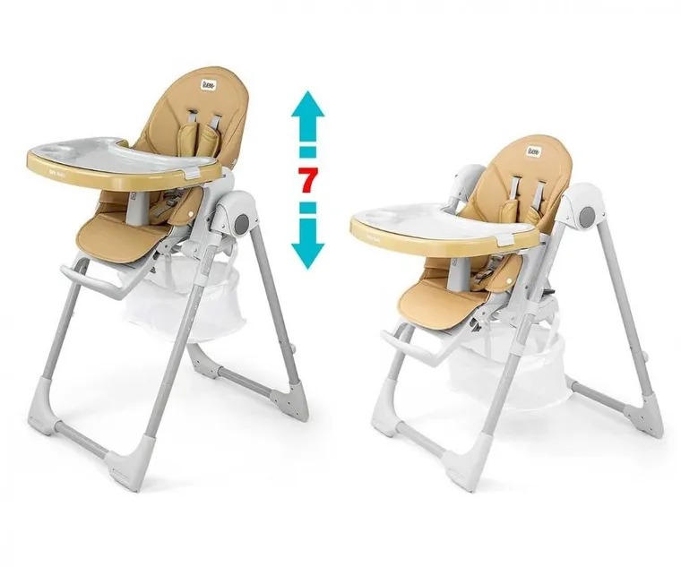 Milly Mally, Bueno, krzesełko do karmienia, beżowe