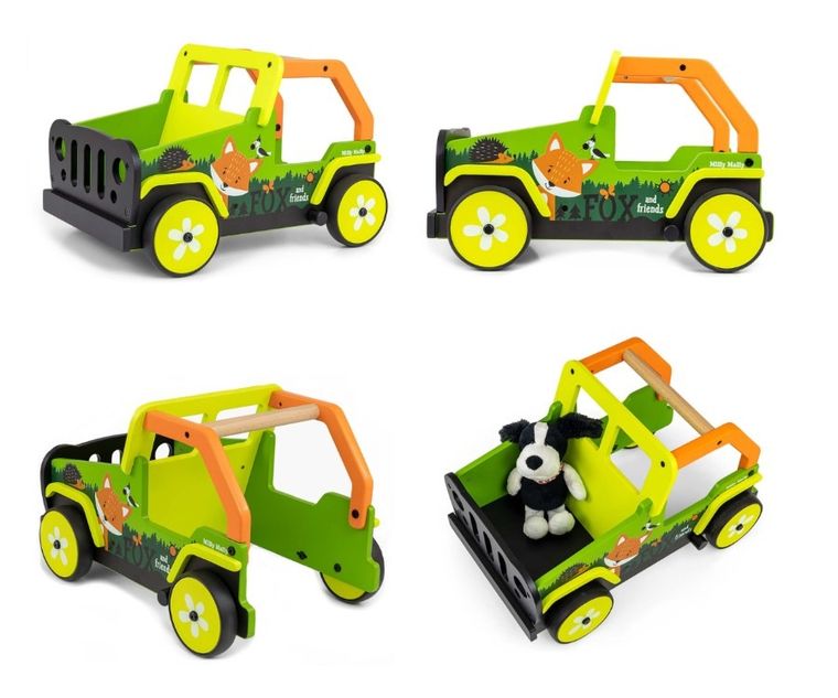 Milly Mally, Explorer, Fox and Friends, chodzik-pchacz