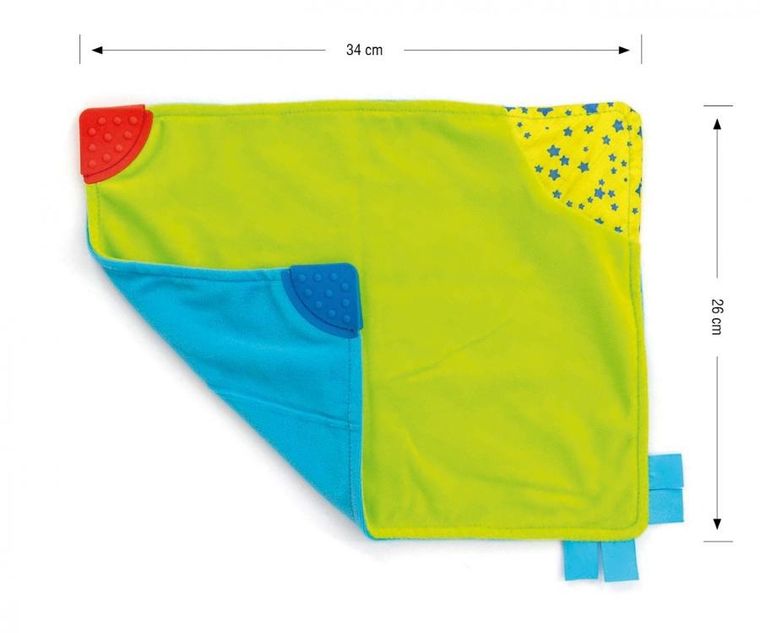 Milly Mally, kocyk pluszowy, zielony