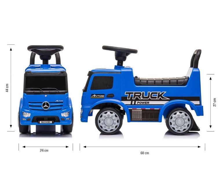 Milly Mally, Mercedes Antos, jeździk, pojazd, Blue