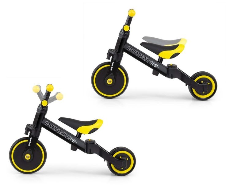 Milly Mally, Optimus, rowerek 3w1, czarny