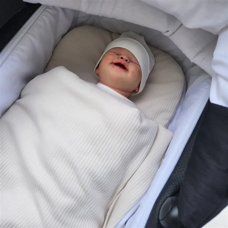 MimiNu, Soft, becik do spania i tulenia, interlock, TOG 2-2.5, pudrowy róż