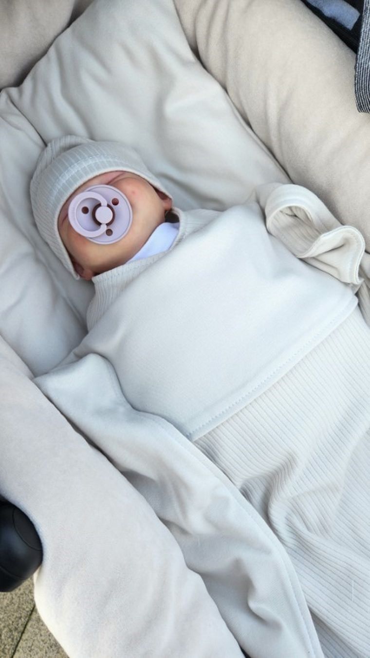 MimiNu, Soft, kocyk, beż, 75-100 cm, 0-6 l